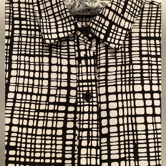 CALVIN KLEIN Shirtdress! Timeless! Sz 4 - Picture 4 of 13